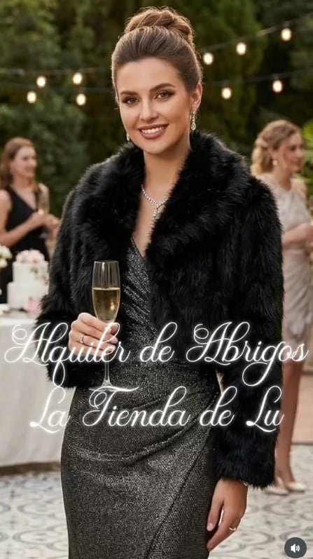 Abrigo de fiesta